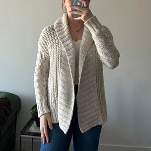 Abercrombie fitch cream knit